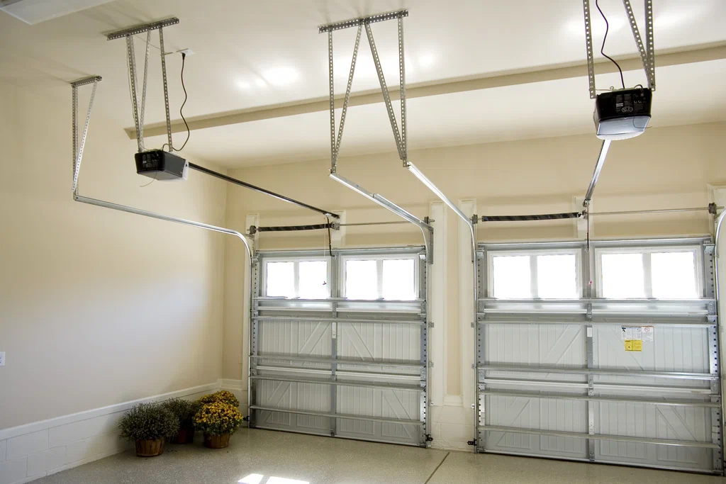 Modern garage door installation project